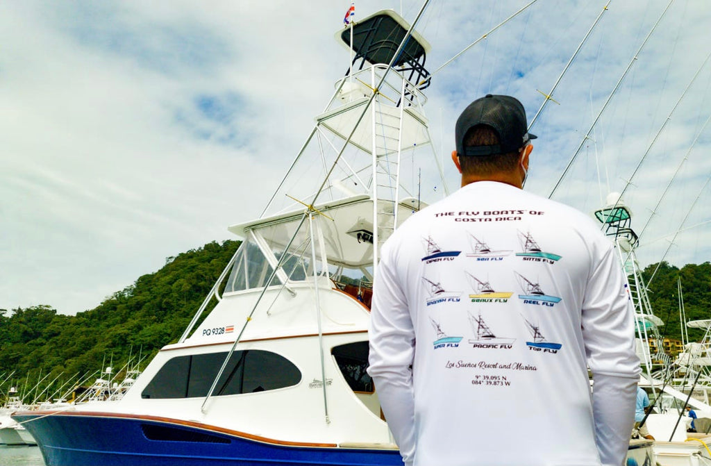Classic Collection  The Fly Boats™ of Costa Rica - Men’s Long Sleeve Dry-fit Shirt