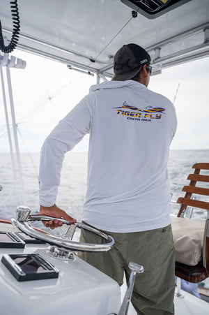 The Fly Boat™ Collection - Men's Long Sleeve Hooded Performance Shirt